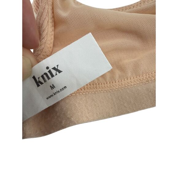 Knix Micro Modal Rib Bralette Pink Womens Small - Picture 4 of 7
